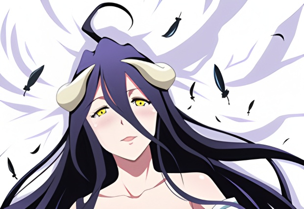 Albedo - Overlord Anime Dakimakura Japanese Hug Body Pillow Cover